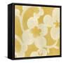 Suzani Silhouette in Yellow I-Chariklia Zarris-Framed Stretched Canvas