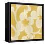 Suzani Silhouette in Yellow I-Chariklia Zarris-Framed Stretched Canvas