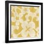 Suzani Silhouette in Yellow II-Chariklia Zarris-Framed Art Print