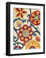 Suzani Splendor I-Chariklia Zarris-Framed Art Print