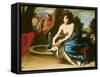 Suzanna and the Elders-Massimo Stanzione-Framed Stretched Canvas