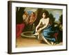 Suzanna and the Elders-Massimo Stanzione-Framed Giclee Print