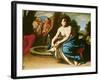 Suzanna and the Elders-Massimo Stanzione-Framed Giclee Print