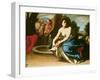 Suzanna and the Elders-Massimo Stanzione-Framed Giclee Print