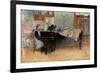 Suzanne at the Clavier' or 'The Scales'-Carl Larsson-Framed Giclee Print