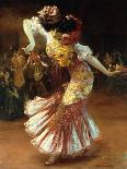 A Flamenco Dancer-Suzanne Daynes-Grassot-Solin-Framed Stretched Canvas