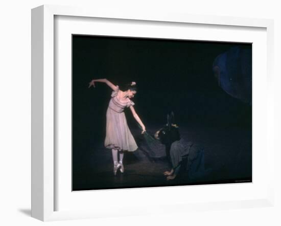 Suzanne Farrell in New York City Ballet Production of A Midsummer Night's Dream-Gjon Mili-Framed Premium Photographic Print