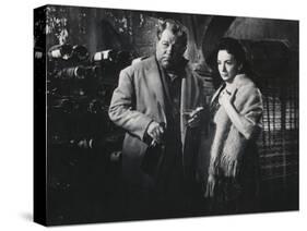 Suzanne Flon and Jean Gabin: Un Singe En Hiver, 1962-Marcel Dole-Stretched Canvas