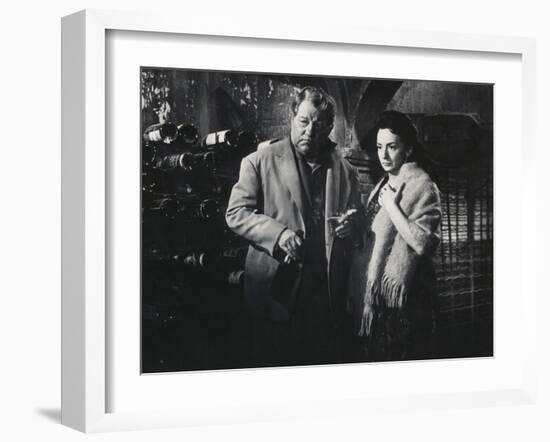 Suzanne Flon and Jean Gabin: Un Singe En Hiver, 1962-Marcel Dole-Framed Photographic Print