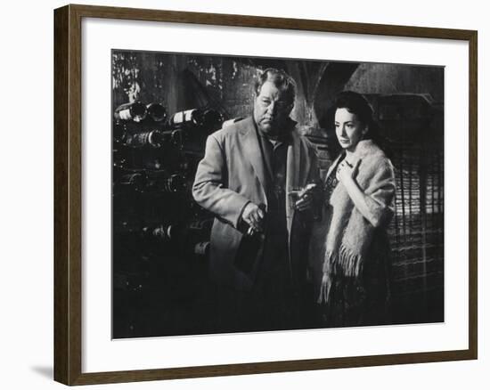 Suzanne Flon and Jean Gabin: Un Singe En Hiver, 1962-Marcel Dole-Framed Photographic Print