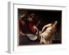 Suzanne in the Bath, 1655 (Oil on Canvas)-Gerrit van Honthorst-Framed Giclee Print