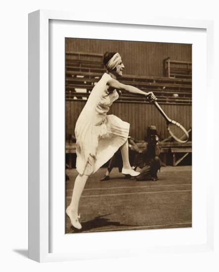 Suzanne Lenglen, 1919-null-Framed Giclee Print