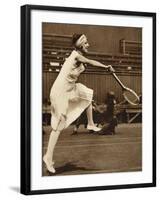 Suzanne Lenglen, 1919-null-Framed Giclee Print