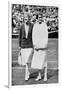 Suzanne Lenglen and Elizabeth Ryan before their Last Singles Match at Wimbledon, 1925-null-Framed Giclee Print