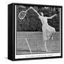 Suzanne Lenglen Taking a Shot-null-Framed Stretched Canvas