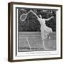 Suzanne Lenglen Taking a Shot-null-Framed Photographic Print