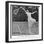 Suzanne Lenglen Taking a Shot-null-Framed Photographic Print