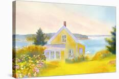 Moonrise Stonington III-Suzanne Siegel-Stretched Canvas