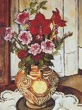 Still-Life with Fruits, Bottles and Loaves of Bread-Suzanne Valadon-Framed Giclee Print