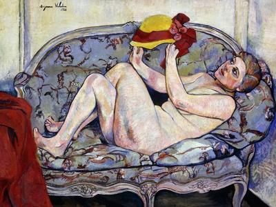Nude Reaching on a Sofa, 1928