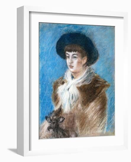 Suzanne-Claude Monet-Framed Giclee Print