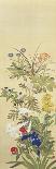 Six-Fold Screen Depicting Reeds and Cranes, Edo Period, Japanese, 19th Century-Suzuki Kiitsu-Stretched Canvas