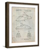 Suzuki Wave Runner Patent-Cole Borders-Framed Art Print