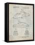 Suzuki Wave Runner Patent-Cole Borders-Framed Stretched Canvas