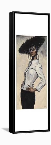 Suzy Chanel, 1997-Robert Burkall Marsh-Framed Stretched Canvas