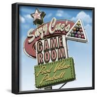 Suzy Cue's Game Room-Anthony Ross-Framed Art Print