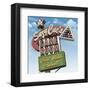 Suzy Cue's Game Room-Anthony Ross-Framed Art Print