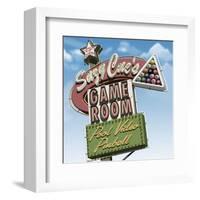 Suzy Cue's Game Room-Anthony Ross-Framed Art Print