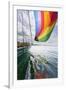 SV Nawalk with Spinnaker Flying, San Juan Islands, Washington, USA-Jaynes Gallery-Framed Photographic Print