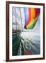 SV Nawalk with Spinnaker Flying, San Juan Islands, Washington, USA-Jaynes Gallery-Framed Photographic Print