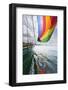 SV Nawalk with Spinnaker Flying, San Juan Islands, Washington, USA-Jaynes Gallery-Framed Photographic Print