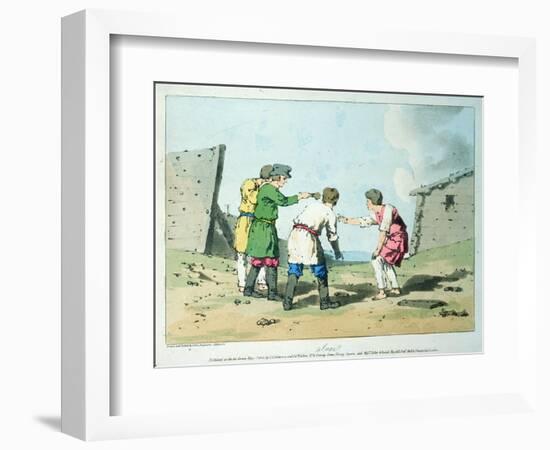 Svai Game, 1803-John Augustus Atkinson-Framed Giclee Print