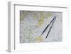 Svalbard Islands maritime map.-Sergio Pitamitz-Framed Photographic Print