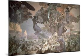 Svantovit Festival on the Island of Rugen, from the 'Slav Epic', 1912-Alphonse Mucha-Mounted Giclee Print