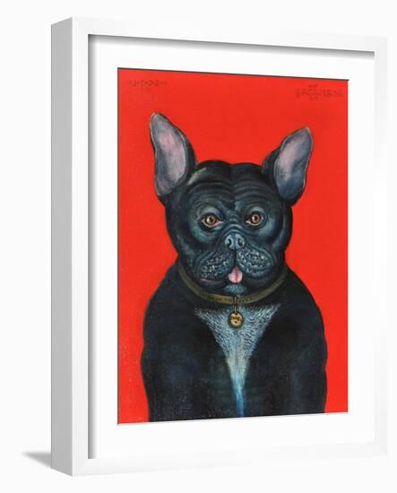 Svarc the Dog I, 2002-Tamas Galambos-Framed Giclee Print