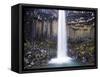 Svartifoss Waterfall in the Skaftafell National Park, Iceland, Polar Regions-Lee Frost-Framed Stretched Canvas