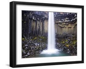 Svartifoss Waterfall in the Skaftafell National Park, Iceland, Polar Regions-Lee Frost-Framed Photographic Print