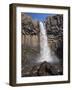 Svartifoss Waterfall, Overhanging Black Basalt Columns, Skaftafell National Park-Patrick Dieudonne-Framed Photographic Print