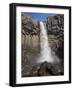 Svartifoss Waterfall, Overhanging Black Basalt Columns, Skaftafell National Park-Patrick Dieudonne-Framed Photographic Print