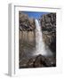 Svartifoss Waterfall, Overhanging Black Basalt Columns, Skaftafell National Park-Patrick Dieudonne-Framed Photographic Print