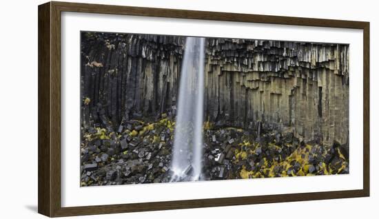 Svartifoss (Waterfall), Skaftafell, East Iceland, Iceland-Rainer Mirau-Framed Photographic Print