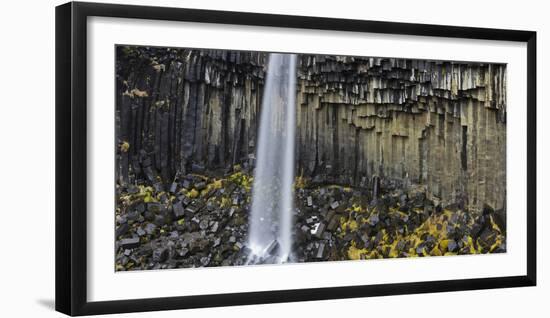 Svartifoss (Waterfall), Skaftafell, East Iceland, Iceland-Rainer Mirau-Framed Photographic Print