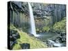 Svartifoss Waterfall, Skaftafell National Park, Iceland, Polar Regions-Simon Harris-Stretched Canvas