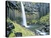 Svartifoss Waterfall, Skaftafell National Park, Iceland, Polar Regions-Simon Harris-Stretched Canvas