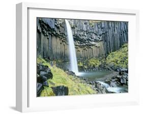 Svartifoss Waterfall, Skaftafell National Park, Iceland, Polar Regions-Simon Harris-Framed Photographic Print