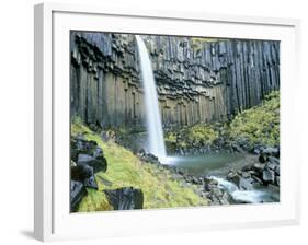 Svartifoss Waterfall, Skaftafell National Park, Iceland, Polar Regions-Simon Harris-Framed Photographic Print